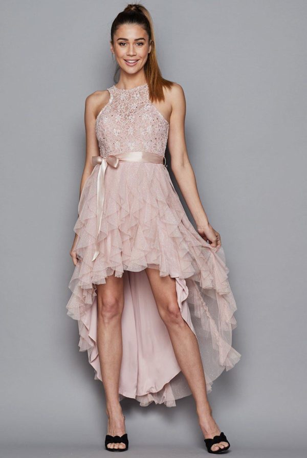 Robe de cocktail à paillettes